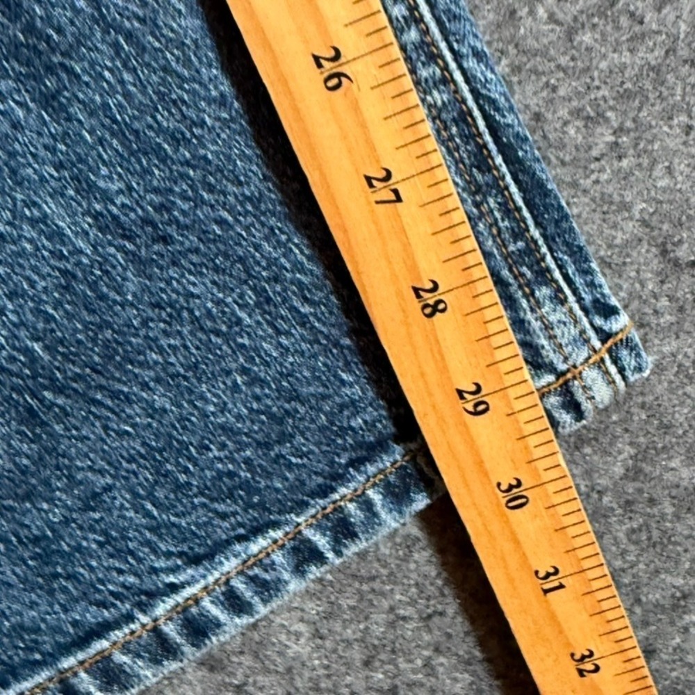 AYR The Secret Sauce Distressed Wide Leg High Rise Jeans Blue Women 25S L.A. - Picture 10 of 12